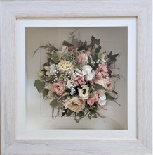Load image into Gallery viewer, Floral Preservation Shadowbox frame, custom preservation