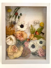 Load image into Gallery viewer, Floral Preservation Shadowbox frame, custom preservation