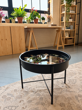 Load image into Gallery viewer, 24" round resin side coffee table/ tray - Custom Floral Preservation