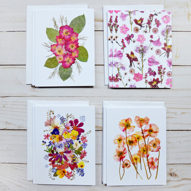 June Blooms Greeting Card Set - 8 cards