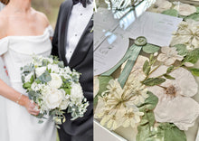 Load image into Gallery viewer, White 16"x20" Rectangular Frame Custom Floral Preservation