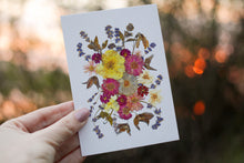 Load image into Gallery viewer, Lavander Anemone - Pressed flower collection card