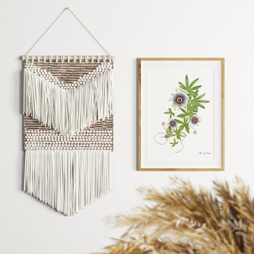 Pressed flower art, Botanical print, herbarium specimen dried flower art, pressed botanical art 8.5