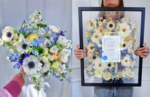 Load image into Gallery viewer, Black 16&quot;x20&quot; Rectangular Frame Custom Floral Preservation