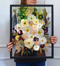 Load image into Gallery viewer, Black 16&quot;x20&quot; Rectangular Frame Custom Floral Preservation