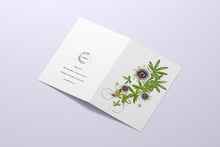 Load image into Gallery viewer, Passion Flower - Pressed flower collection card