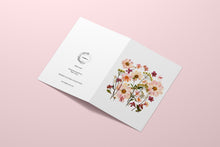 Load image into Gallery viewer, Pink Cosmos - Pressed flower collection card