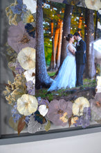 Load image into Gallery viewer, Light Gray 16"x20" Rectangular Frame Custom Floral Preservation