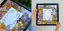 Load image into Gallery viewer, Black 14&quot;x14&quot; Square Frame Custom Floral Preservation