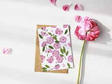 Load image into Gallery viewer, (Wholesale) Copy of Cherry Blossom  - Pressed flower collection card