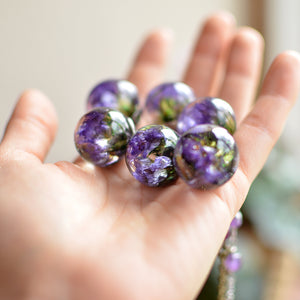 purple Sea Lavender necklace