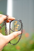 Load image into Gallery viewer, Eternal Summer botanical necklace - Pressed Lilly of the valley
