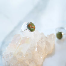 Load image into Gallery viewer, Green Impression Jasper silver ring