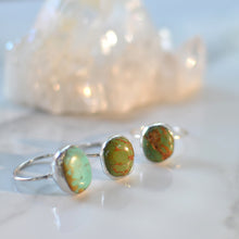 Load image into Gallery viewer, Green Impression Jasper silver ring