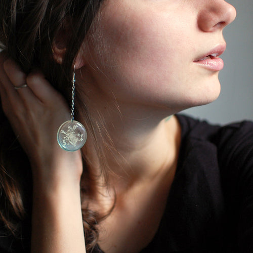 Queen Anne's Lace earrings