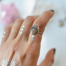 Load image into Gallery viewer, Pale Blue Impression Jasper silver ring