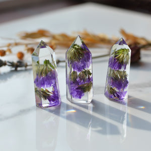 (Wholesale) Mini floral crystal towers - 1pcs