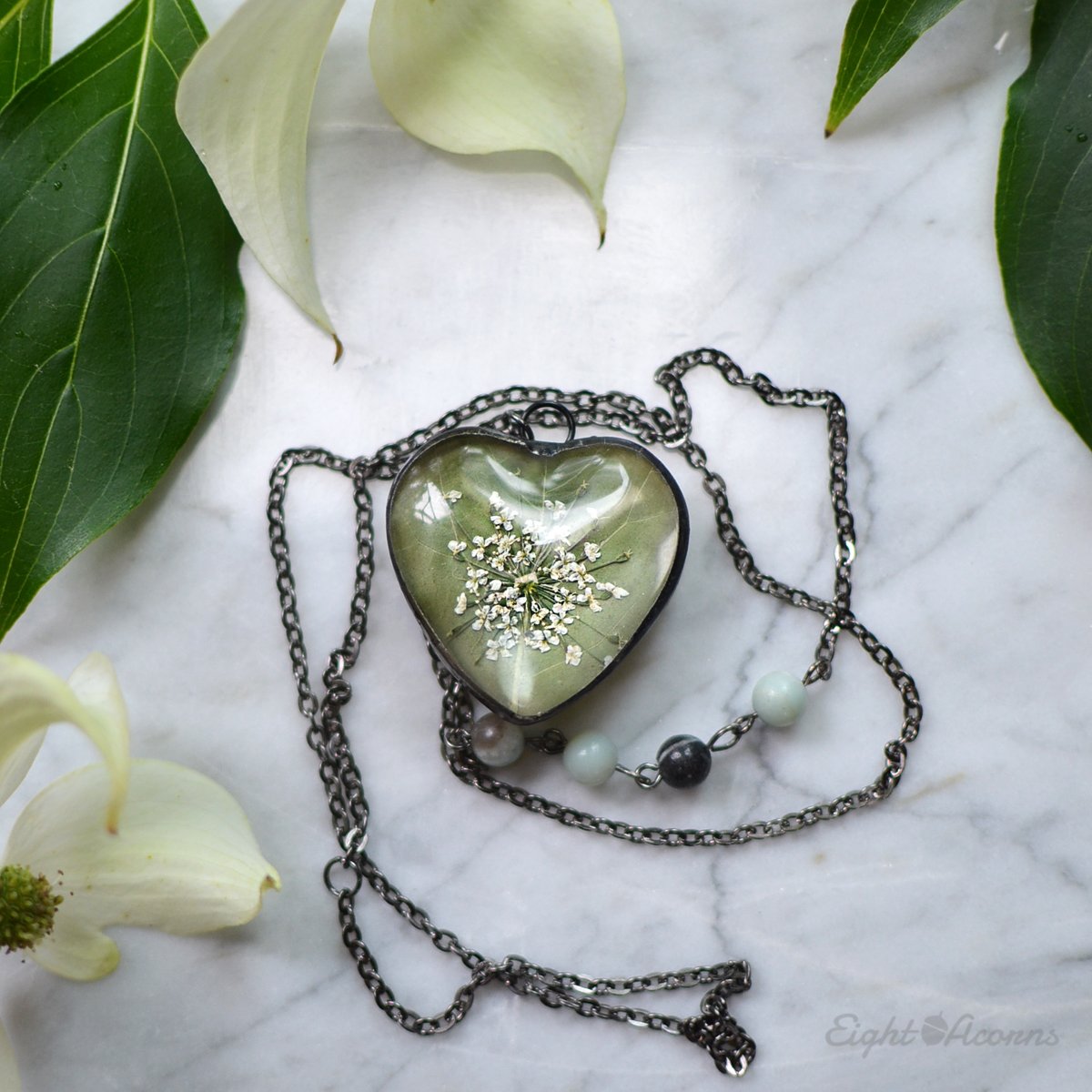 Taurus Green Heart Necklace | Salty – Salty Accessories