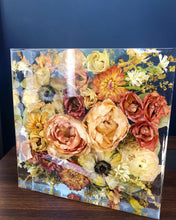 Load image into Gallery viewer, Custom Floral Resin Slabs - Bridal Bouquets, Memorial Flowers, dried flower preservation