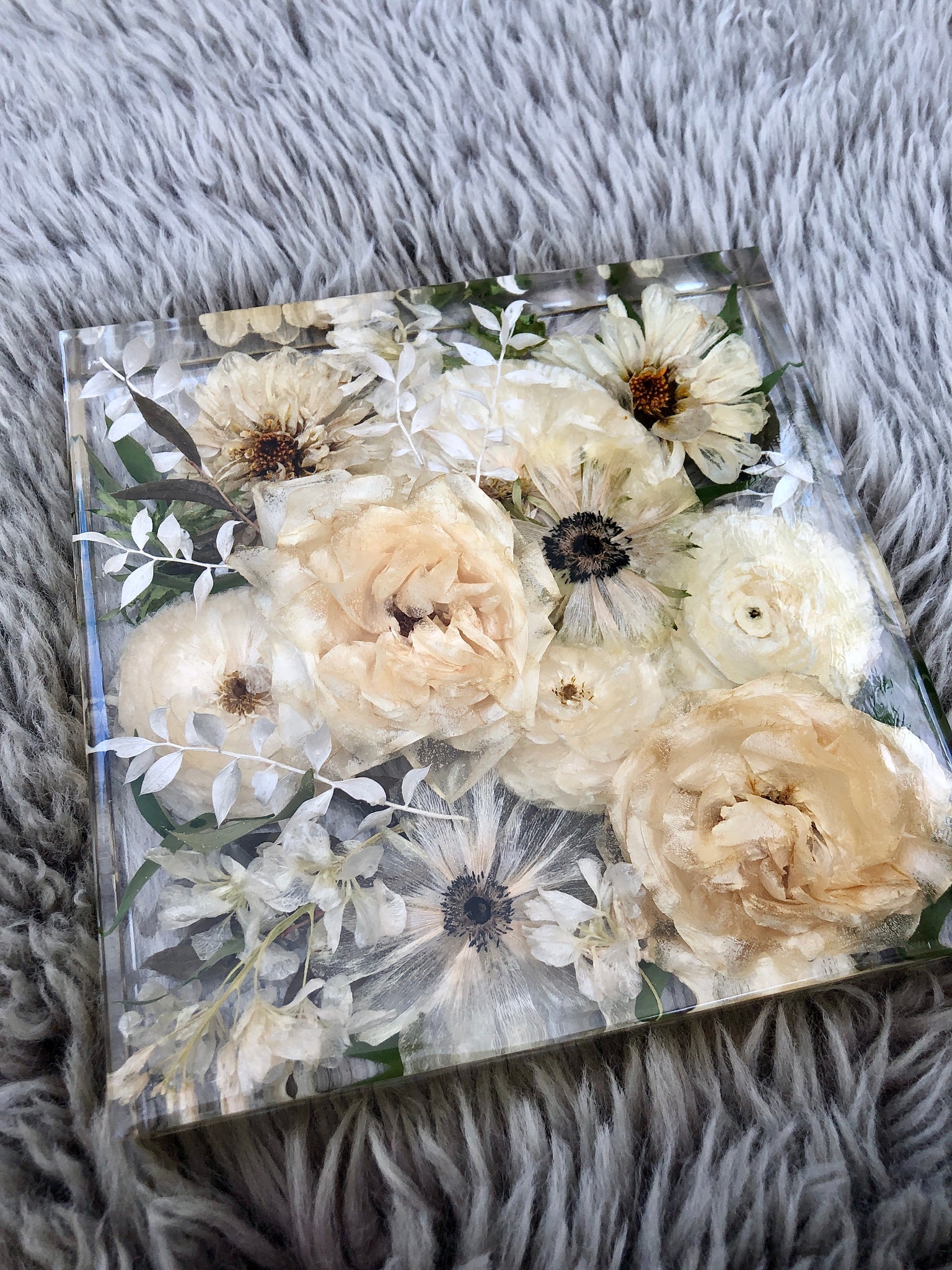 Custom Floral Resin Slabs - Bridal Bouquets, Memorial Flowers, dried f –  Eight Acorns Floral Preservation